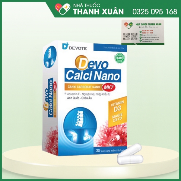 Devo Calci Nano - Bổ sung canxi, vitamin D3 cho cơ thể